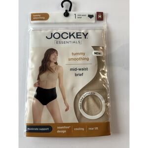 Jockey Essentials Tummy Smoothing Mid Waist Brief Medium